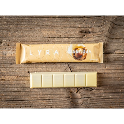 Čokoládovna Lyra Tyčinka Gianduja bílá čokoláda s náplní gianduja 30 g