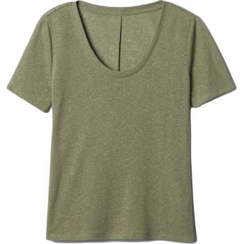 GAP V-ss linen scoop xs