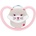 Nuk Силиконова залъгалка NUK Perfect Match Air - 18 м+, Коте (10177226)