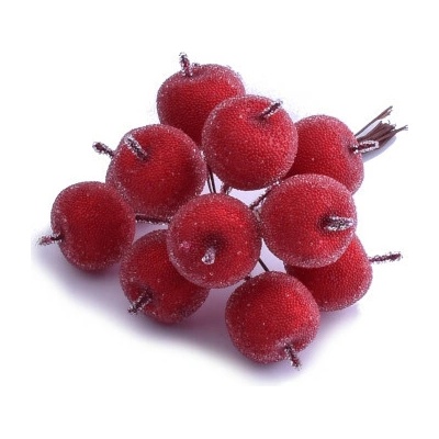 Canea Jablíčka cukr na drátku (12 ks) - červená