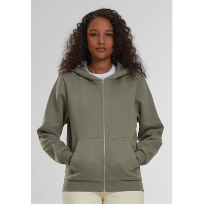 Urban Classics Суичър Ladies Fluffy Zip Hoody paleolive XXLUB-TB7286-18328 - Камуфлаж, размер XL