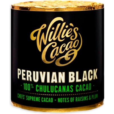 Willie's Cacao Peruvian Black, 100% Chulucanas 180 g