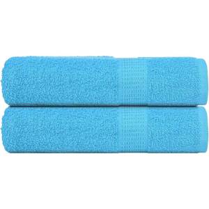 vidaXL Кърпи за ръце FROGN 2 бр. Тюркоазени 50x100 см 360 г/м2 (136974)