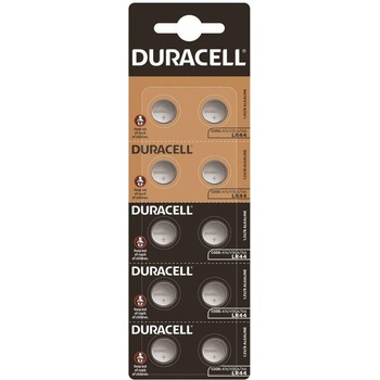 Duracell Бутонна алкална батерия Duracell LR44 /AG13/ 1, 55V - 1 бр (DUR-BA-LR44-10PK)