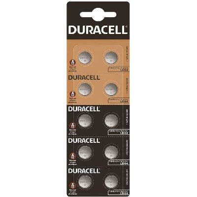 Duracell Бутонна алкална батерия Duracell LR44 /AG13/ 1, 55V - 1 бр (DUR-BA-LR44-10PK)