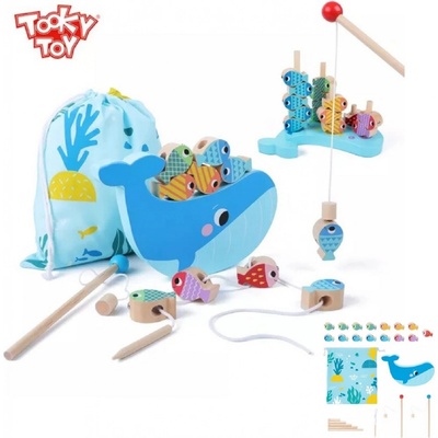 Tooky Toy Rybičky Multifunkční hra – Zboží Dáma