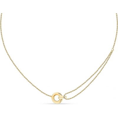 Morellato Minimalistický pozlacený náhrdelník SANB01