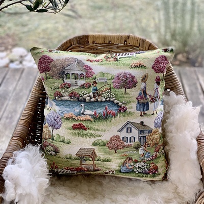 Gobelínový RAJSKÁ ZÁHRADA II 45 x 45 cm