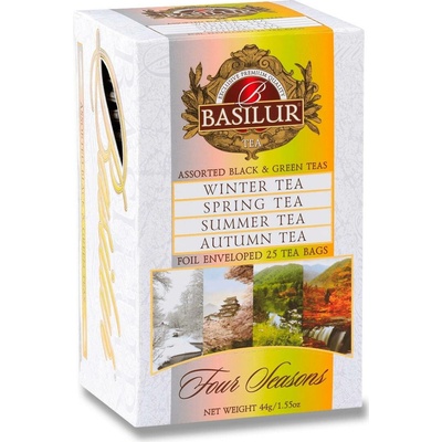 Basilur Assorted Four Seasons 12 x 1,5 g a 13 x 2 g