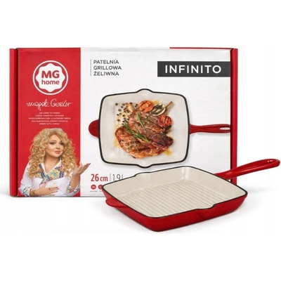 MG Home smaltovaná grilovacia Panvica 26 cm