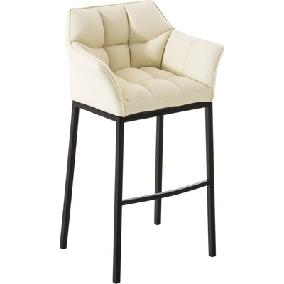 Design-Shop Damas B4 koženka Bílá / černý rám