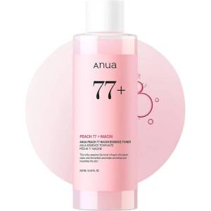 Anua Peach 77% Niacin Essence Toner - Успокояващ тоник с екстракт от праскова и ниацинамид 250мл