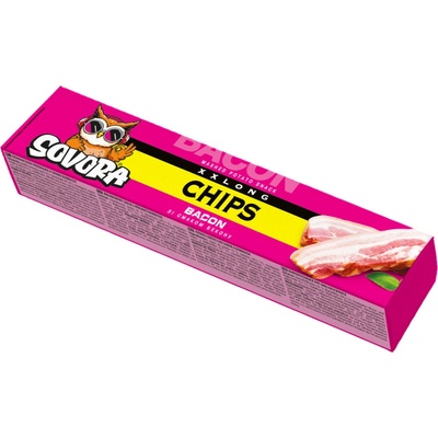 Sovora Dlhé čipsy slanina 50 g