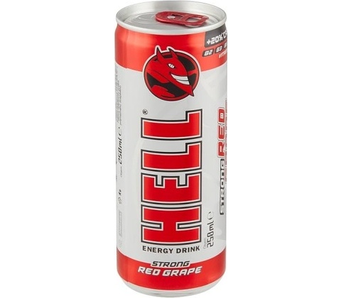 Hell Hell energetický nápoj Red Grape 250 ml