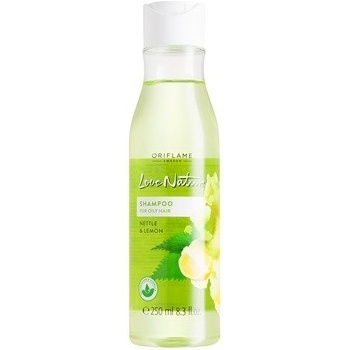 Oriflame Love Nature šampon pro mastné vlasy s kopřivou a citrónem 250 ml