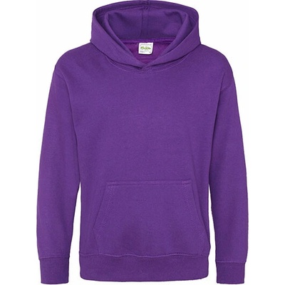 Just Hoods Kids Hoodie Color Purple