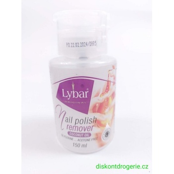 Lybar odlakovač na nehty s kokosovým olejem 150 ml