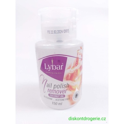 Lybar odlakovač na nehty s kokosovým olejem 150 ml
