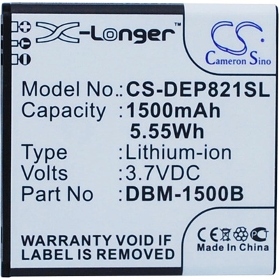 VHBW Батерия за Doro Liberto 820 Mini, 1500 mAh (800110571)