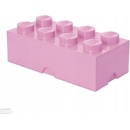 Boxy a koše na hračky LEGO® úložný box 25 x 50,2 x 18,1 cm světle ružová