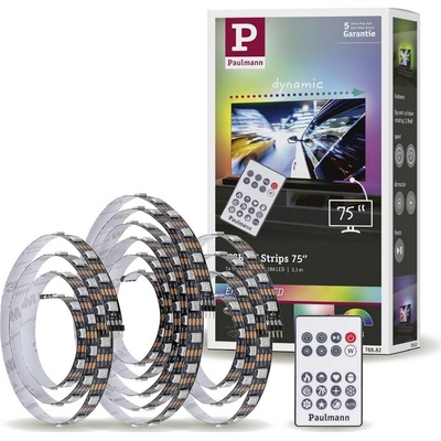 Paulmann PAULMANN EntertainLED USB LED Strip osvetlenie TV 75 Zoll 3,1 m 5W 60LEDs/m RGB plus 78882