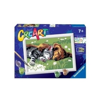 Cre Art Ravensburger CreArt for kids: Spiacy kitten with dog