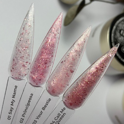 Clavier UltraShining Builder gel Glitter Flakes 04 Call Me Queen 30 g