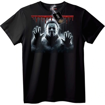 NOONEBRAND Тениска с Halloweenски Ужас - L, Black
