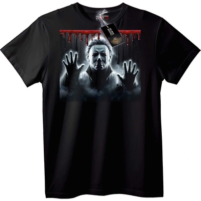 NOONEBRAND Тениска с Halloweenски Ужас - L, Black