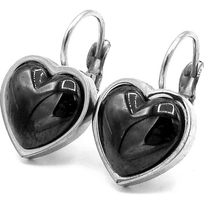Steel Jewelry náušnice srdce z chirurgické oceli NS231070