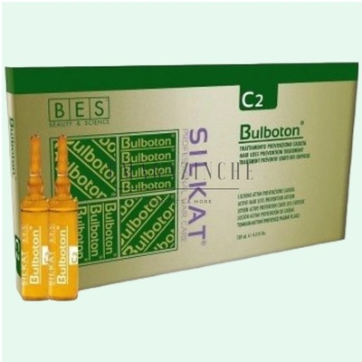 Bes Beauty & Science Milano Bes Лосион против косопад 12 х 10 мл. Bulboton Silkat C2 Active Hair Loss Prevention Lotion (0360096)