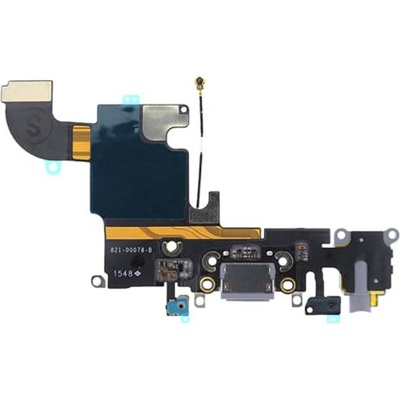 Flex kábel nabíjania Iphone 6S - nabíjací konektor, mikrofón Farba: sivá