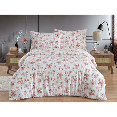 Brotex Obliečky krep Rosario red 220x220 70x90
