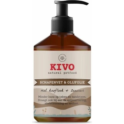 Kivo Olej z ovčího tuku s česnekem a mořskou řasou 500 ml