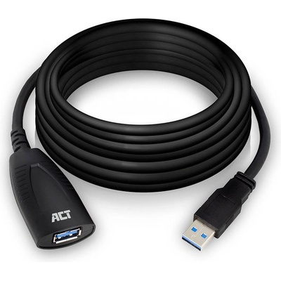 ACT USB 3.2 Gen 1 Удължителен активен кабел USB-A-USB-A, 5м/ вкл. до 4хAC6005USB/ (AC6105)