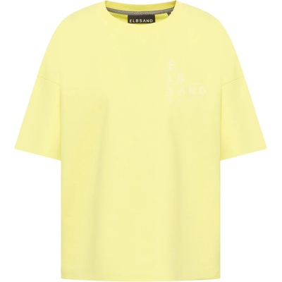 ELBSAND Дамска тениска ELBSAND Women's Gaelle T-shirt - Bright Yellow - размер XS (916-4717-0511)