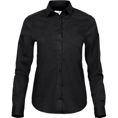 TEE JAYS tj4025 / Дамска риза с дълъг ръкав - черна xxl (18402500205)
