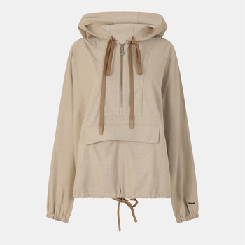 Image 1 of Lacoste Суичър Lacoste Women's Cropped Hoodie - Alabaster Chiné