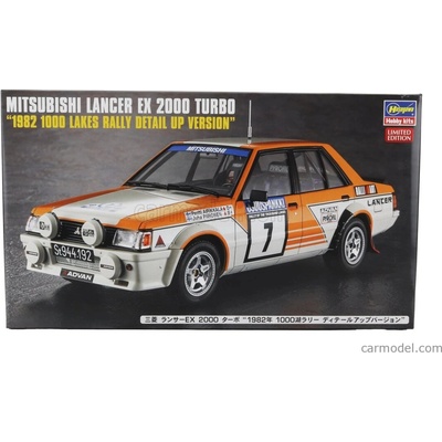 Hasegawa Mitsubishi Lancer Ex 2000 Turbo N 7 Rally 1000 Lakes 1982 Pentti Airikkala Juha Piironen 1:24