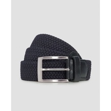 Alberto Basic pánský opasek Braided Tmavě Modrý