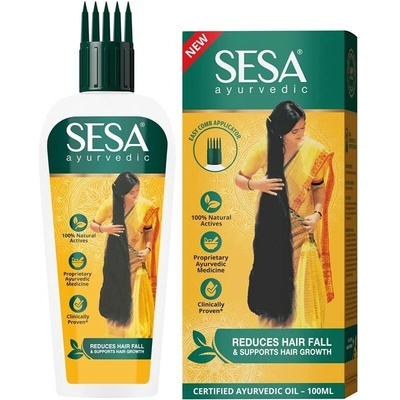 Sesa vlasový olej Ajurvédska receptúra s praktickým aplikátorom 180 ml