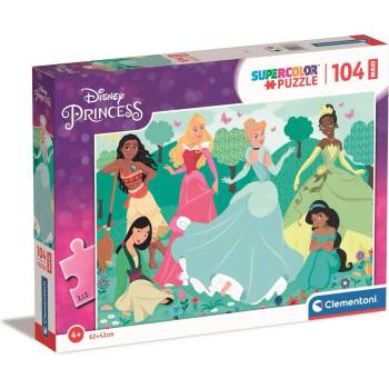 Clementoni - Puzzle Princezné disney 104 maxi - 100 piese