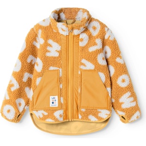 LIEWOOD Детско поларено яке LIEWOOD Kid's Noam Pile Jacket Fleece jacket - Letters / Yuzu - размер 104 (EU) (703-6689-0615)