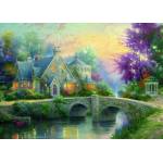 Schmidt Spiele - Puzzle Kinkade: Night mood - 3 000 piese