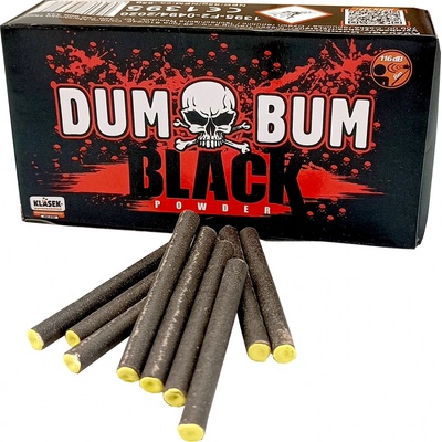 DumBum Black Pirát škrtací 100 ks
