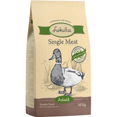 Lukullus Single Meat jemná kachna bez obilovin 4 x 1,5 kg