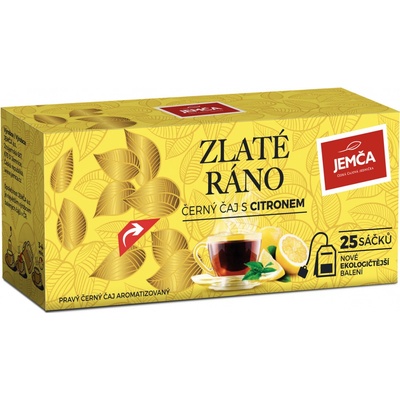 Jemča ZLATÉ RÁNO černý čaj s citronem 25 x 1,75 g