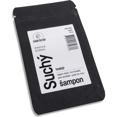 Haaro Naturo Suchý šampon HNĚDÝ náhradní náplň 50 g