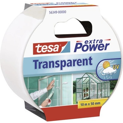 Tesa Extra Power Transparent Opravná páska silne lepivá 10 m x 50 mm priehľadná
