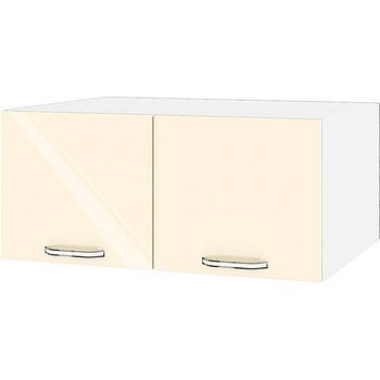 ИРИМ Горен кухненски шкаф Сити БФ-Бежово гланц-05-112 80 см